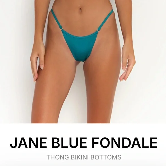 NWT- Sommer Swim Blue Fondale Bikini Set - Picture 6 of 8